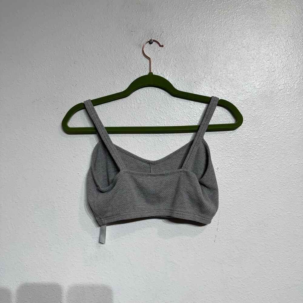 Free People Gray Oh Ribs Bralette Sz M - Picture 11 of 14
